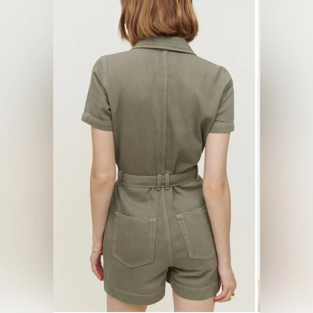 Reformation Short Sleeve Jumpsuit